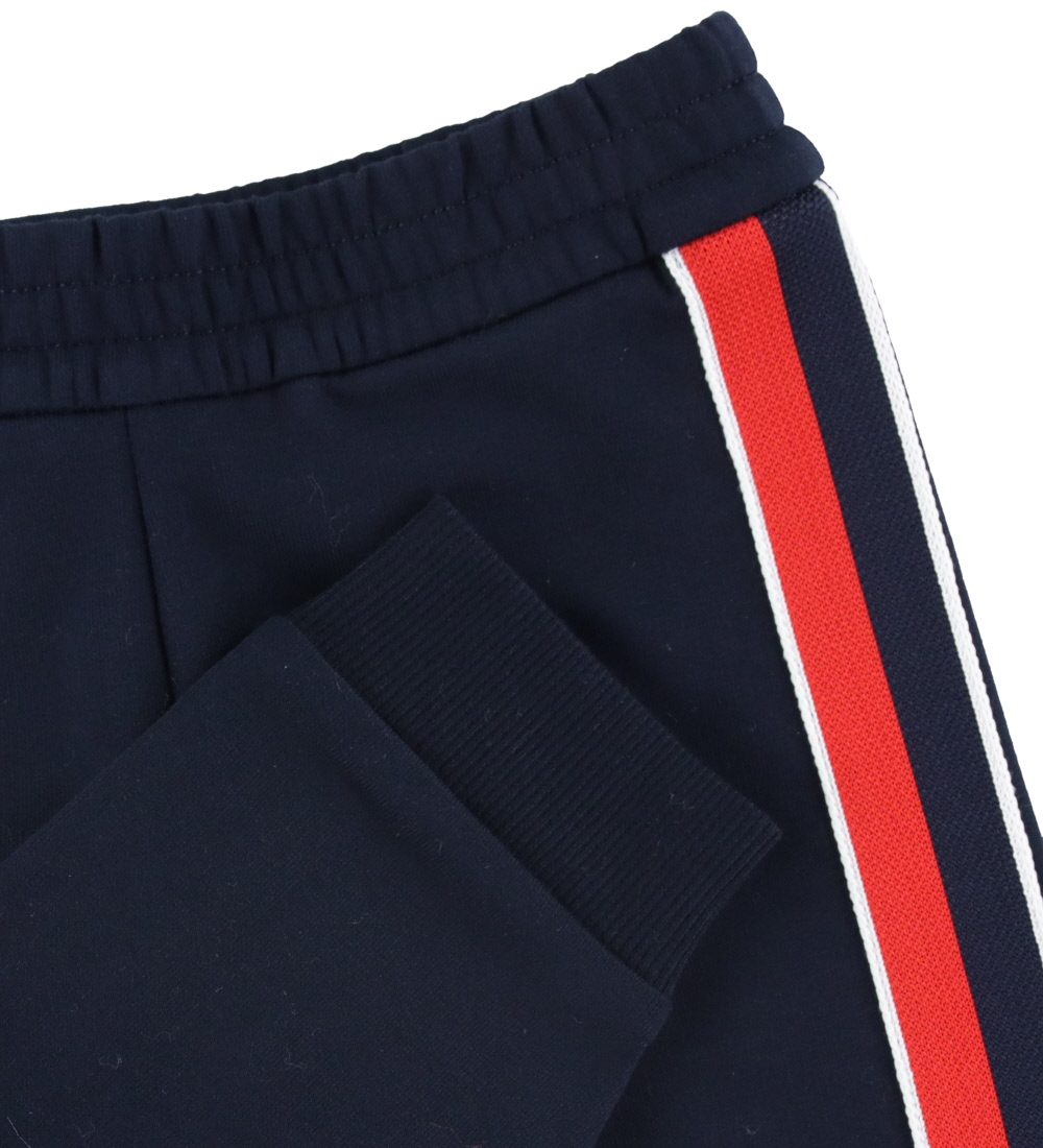 Moncler Sweatpants - Navy w. Red