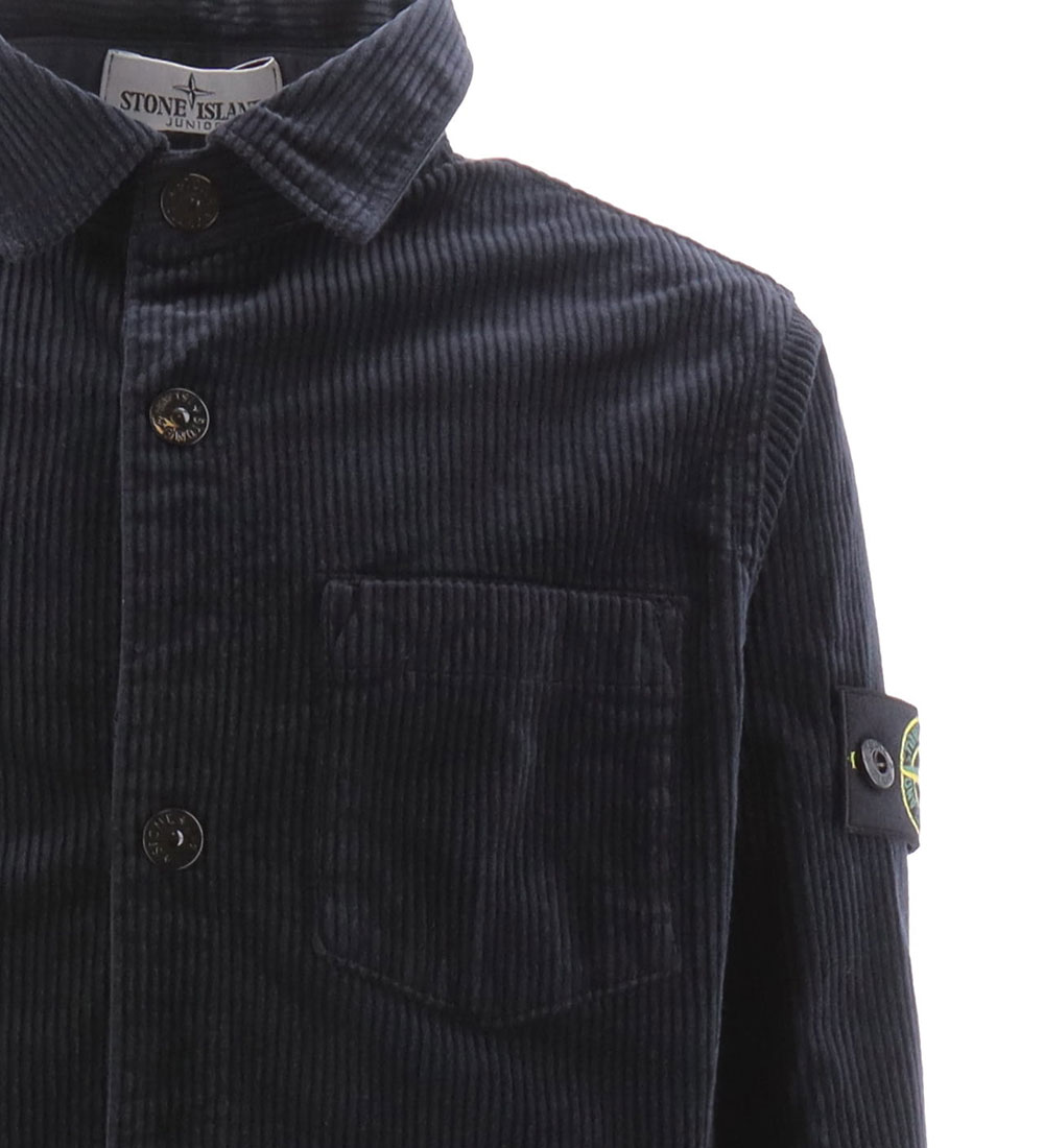 Stone Island Overshirt - Corduroy - Navy Blue