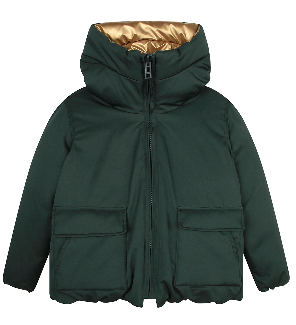Zadig & Voltaire Padded Jacket - Reversible - Dark Green/Gold