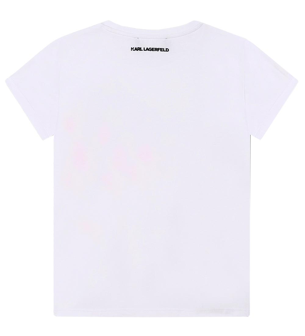 Karl Lagerfeld T-shirt - White w. Cat