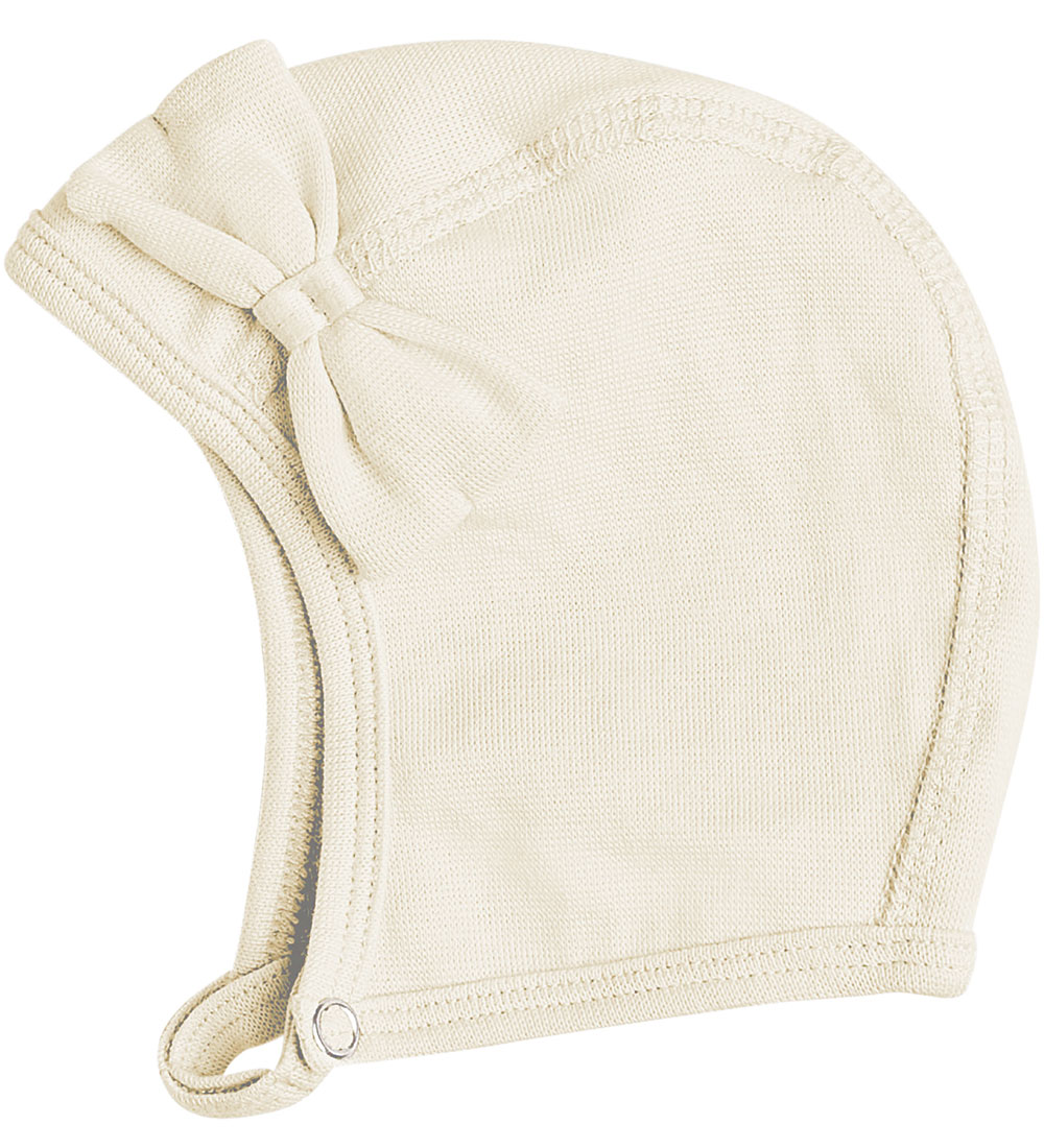 Bonnet de Bébé Racing Kids - Crème av. Noeud Papillon