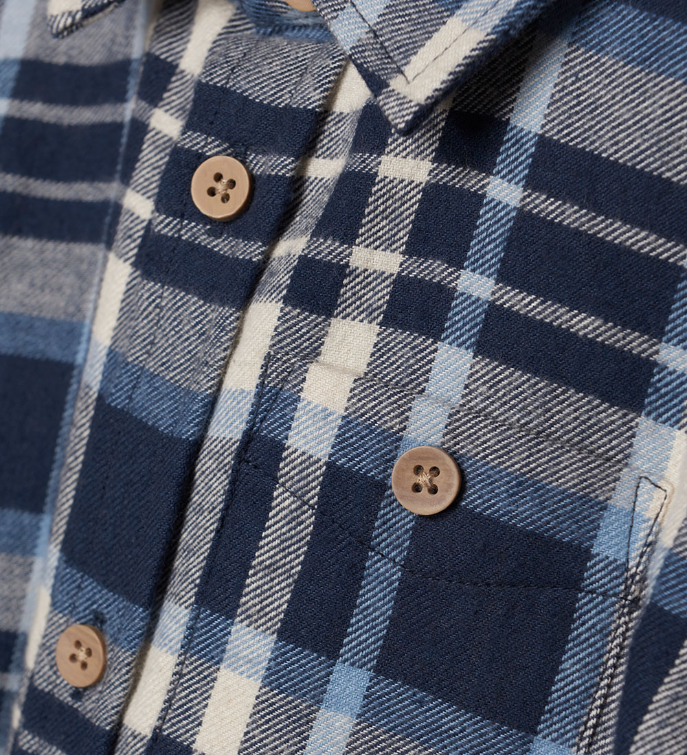 En Fant Shirt - Check - Parisian Night