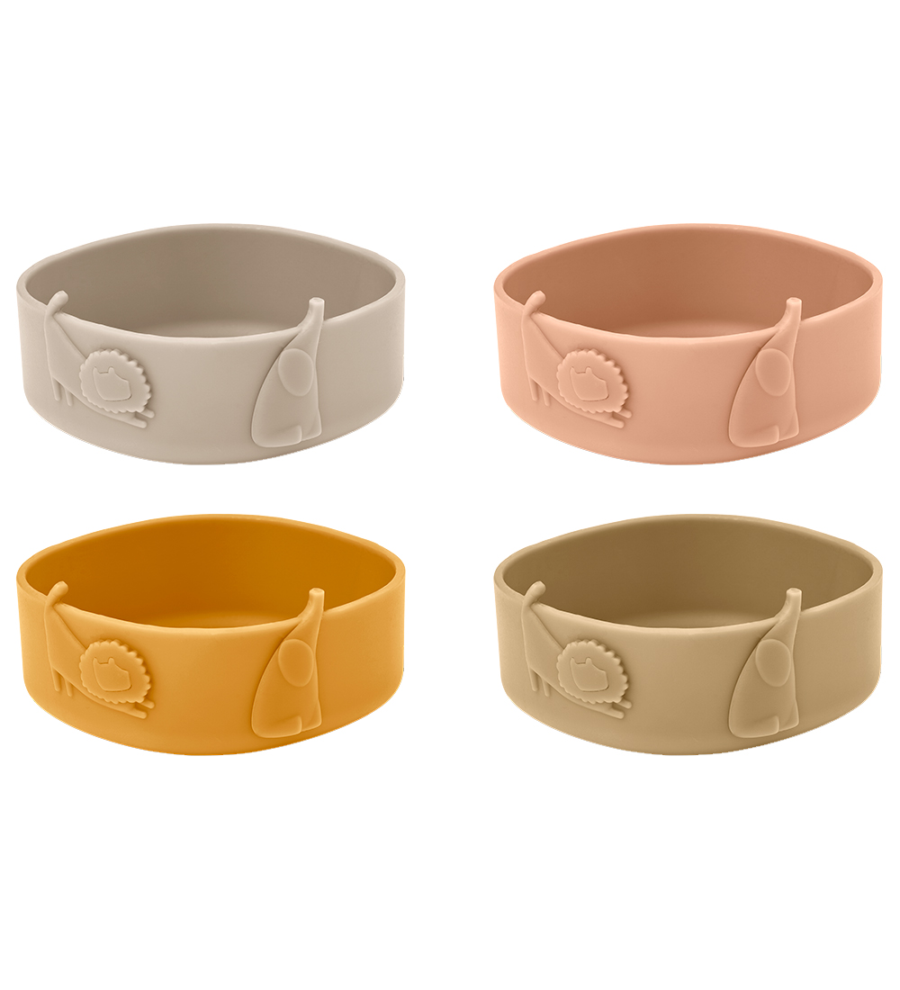 Liewood Bowls - Silicone - Emily - 4-Pack - Tuscany Rose Multi