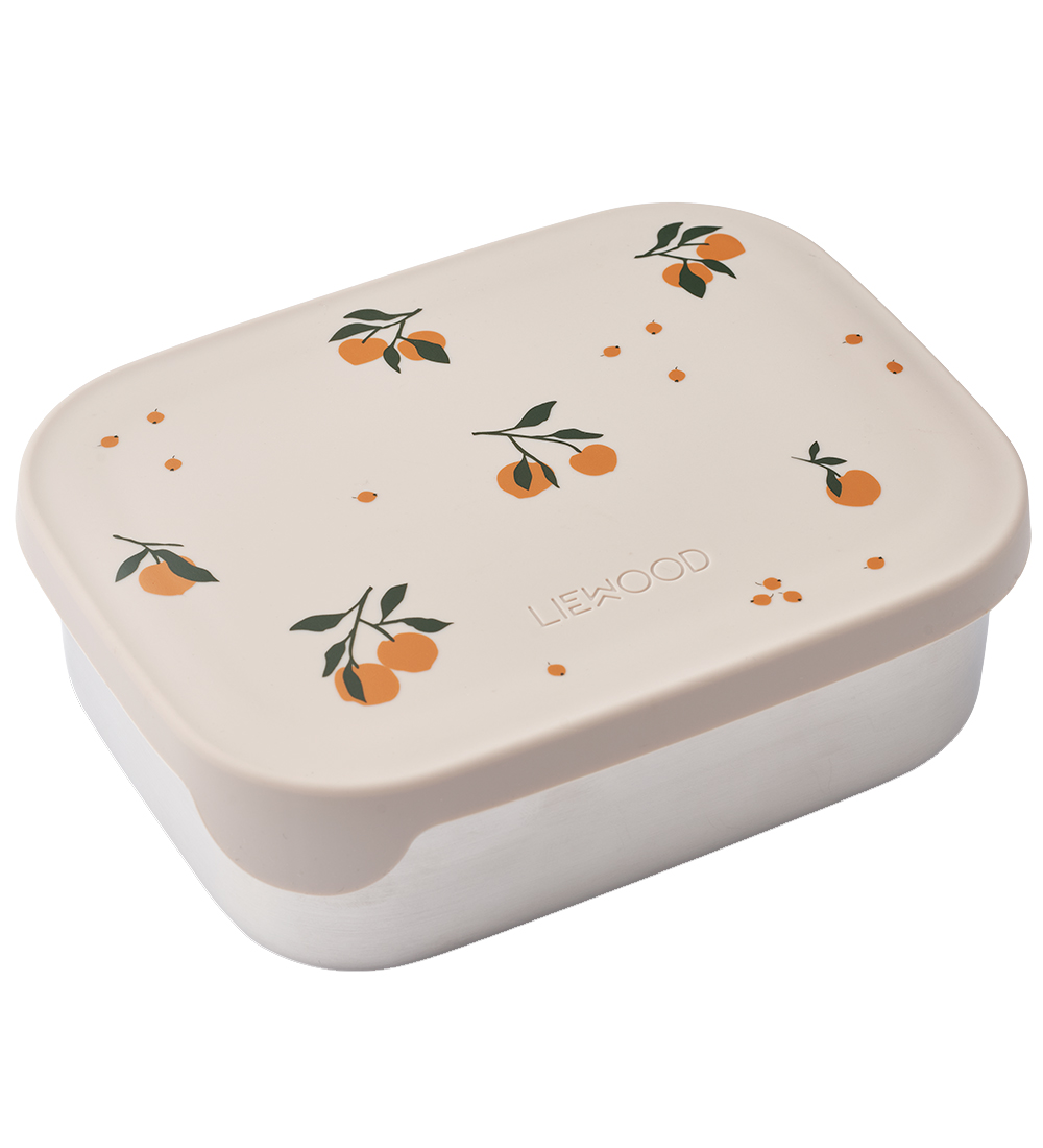Liewood Lunchbox - Silicone/Steel - Arthur - Peach/Sandy
