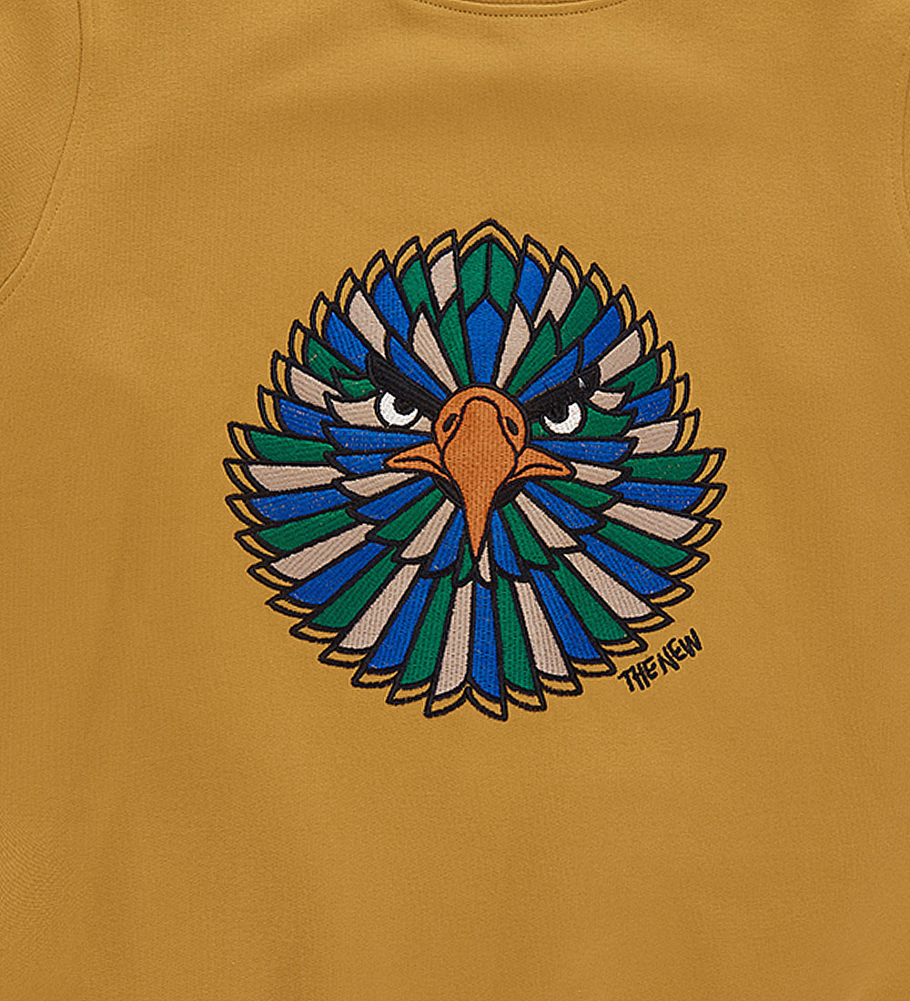 The New Sweatshirt - TnHagen - Harvest Gold w. Hawk