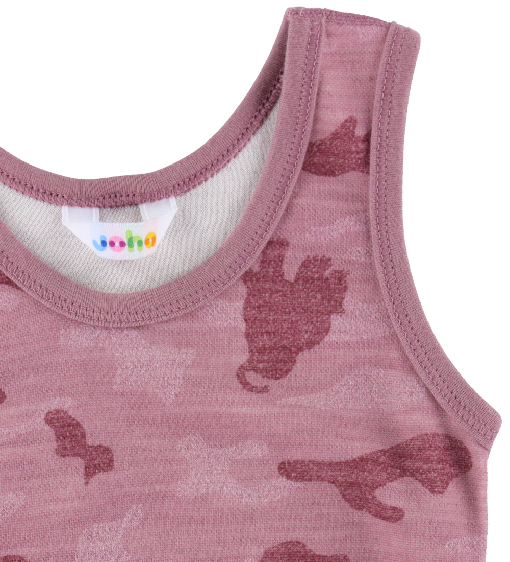 Joha Undershirt - Wool/Bamboo - Rose Aop
