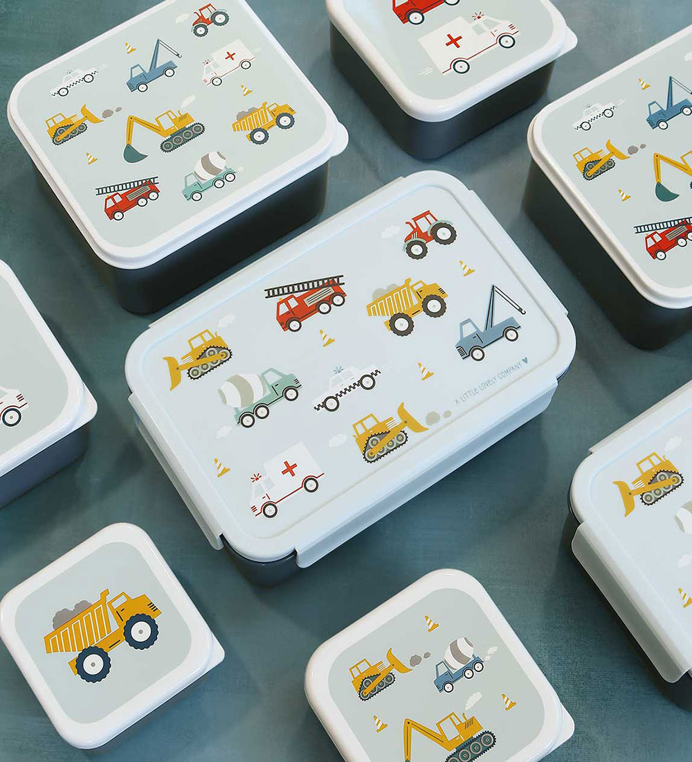 A Little Lovely Company Lunchbox - Bento - Vehicles