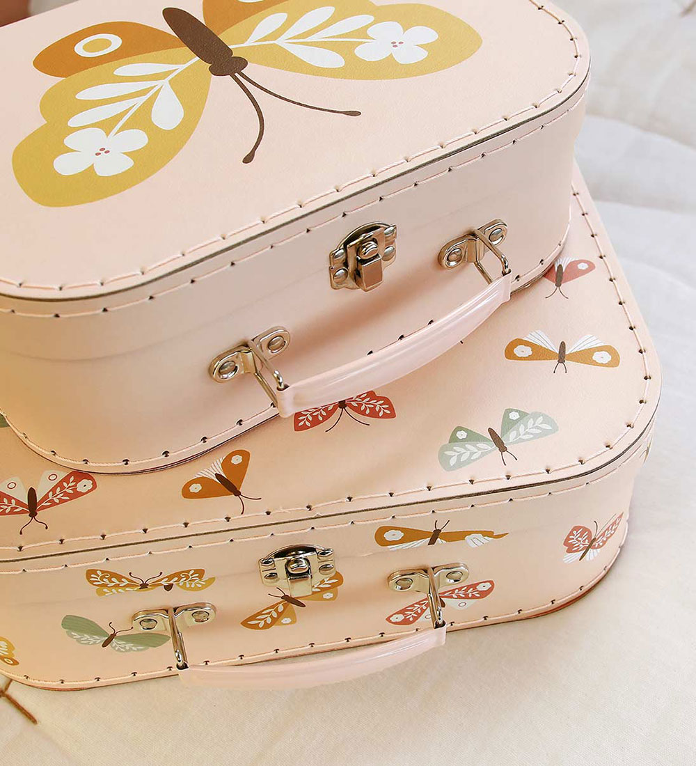 A Little Lovely Company Cardboard Suitcase - 2 pcs - 29x20/25.5x