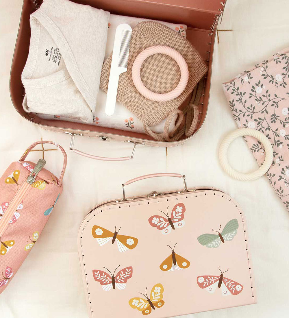 A Little Lovely Company Cardboard Suitcase - 2 pcs - 29x20/25.5x