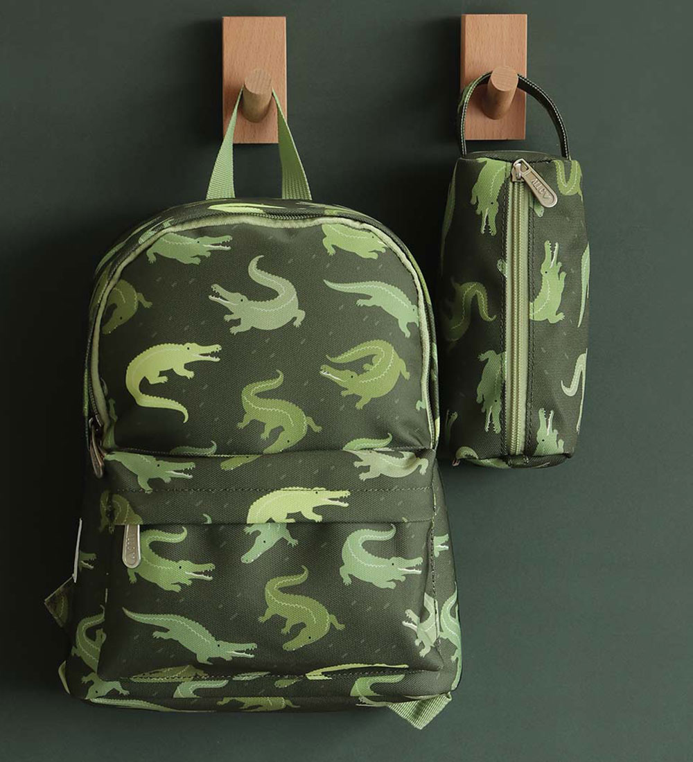 A Little Lovely Company Backpack - Crocodiles