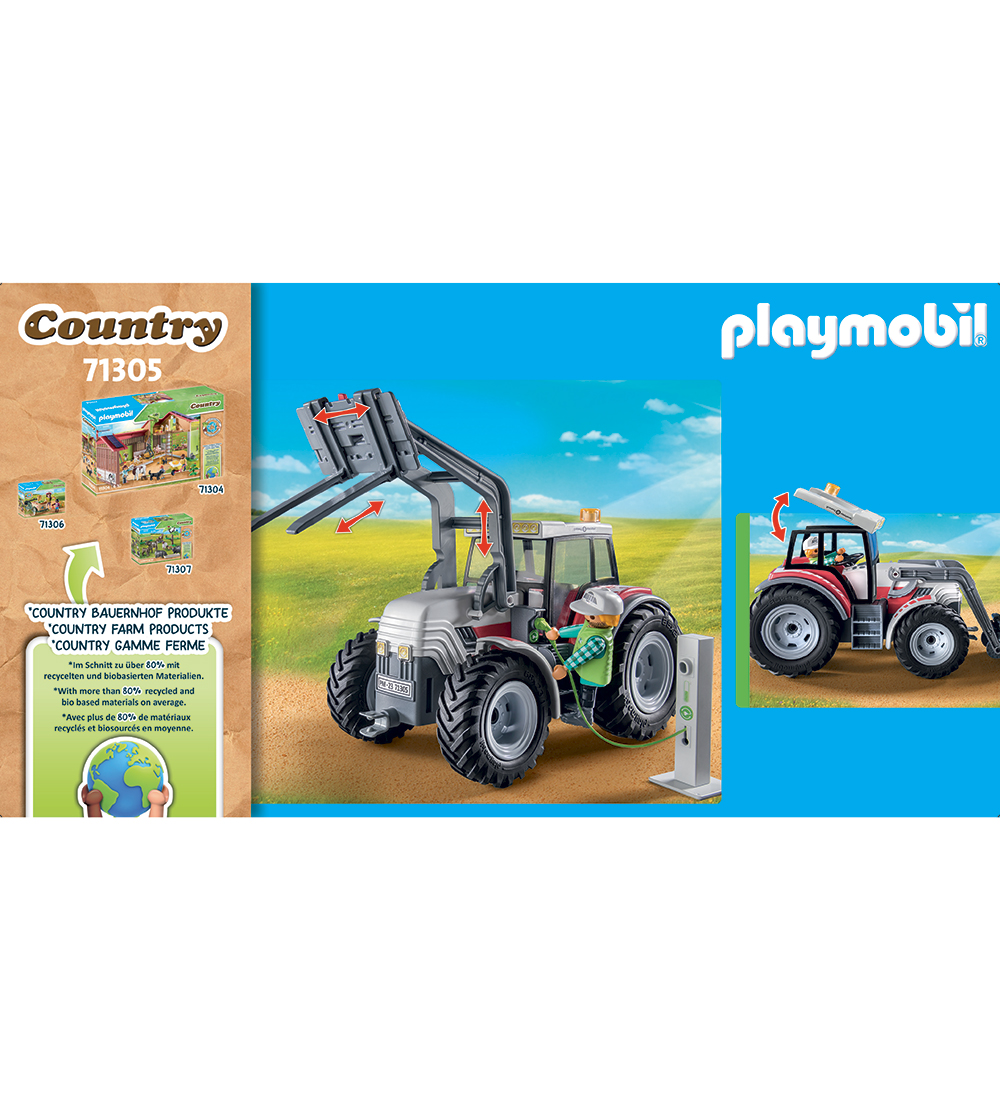 Playmobil Country - Stor Traktor - 71305 - 31 Delar