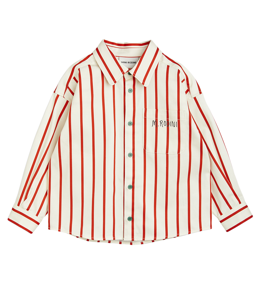 Mini Rodini Shirt - Stripe Twill - Multi