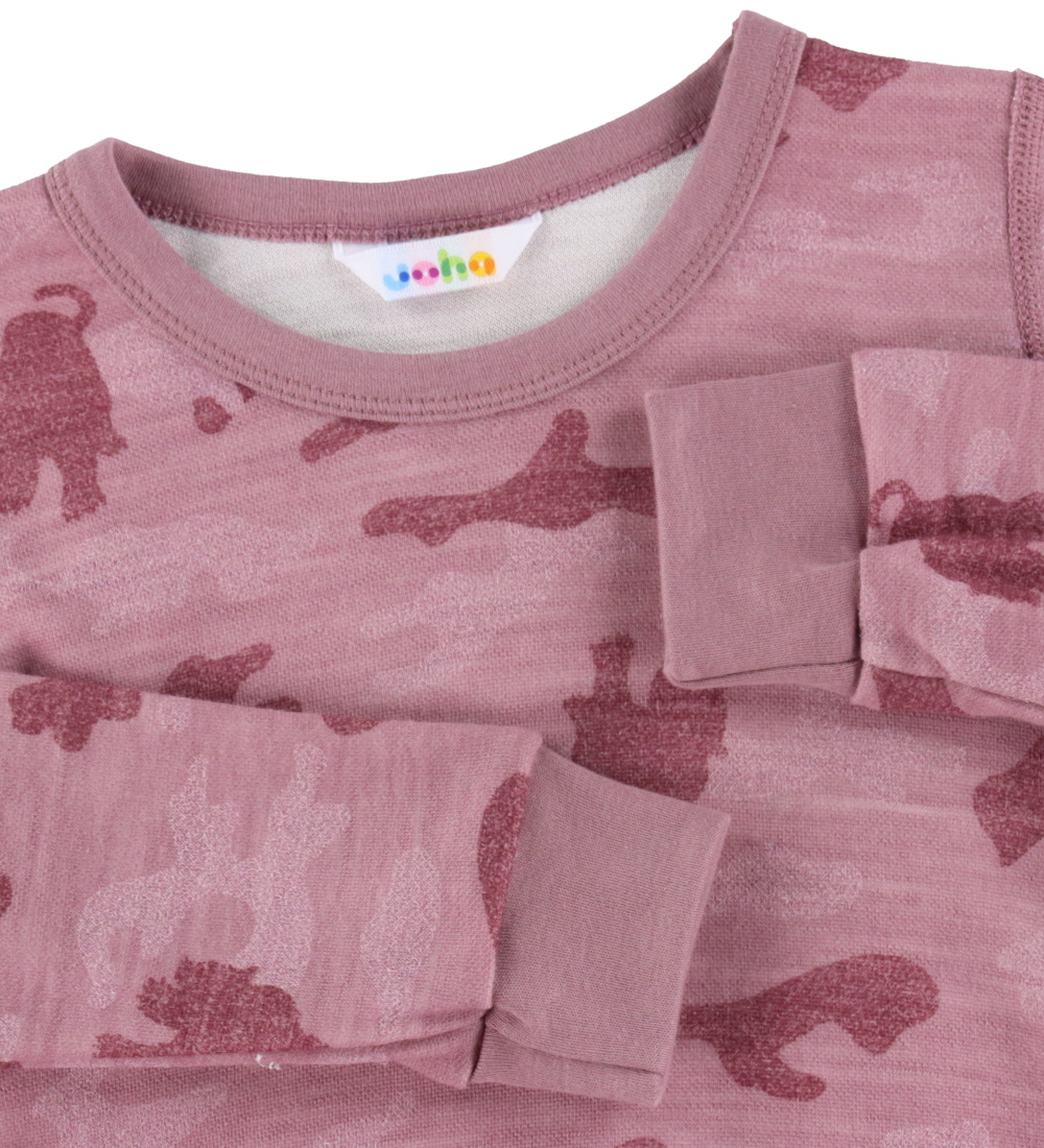 Blouse Joha - Laine/Bambou - Rose Vers le haut