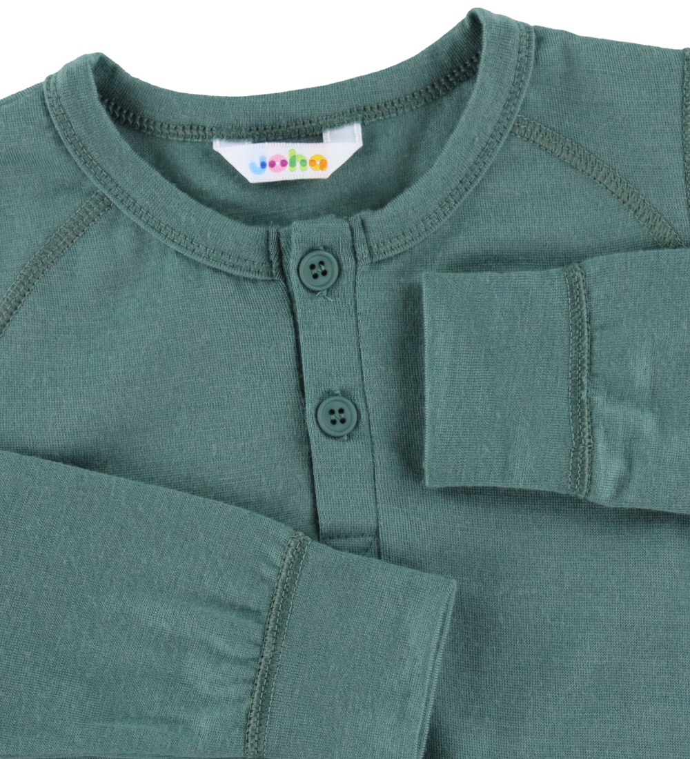 Joha Blouse - Wool - Dark Green