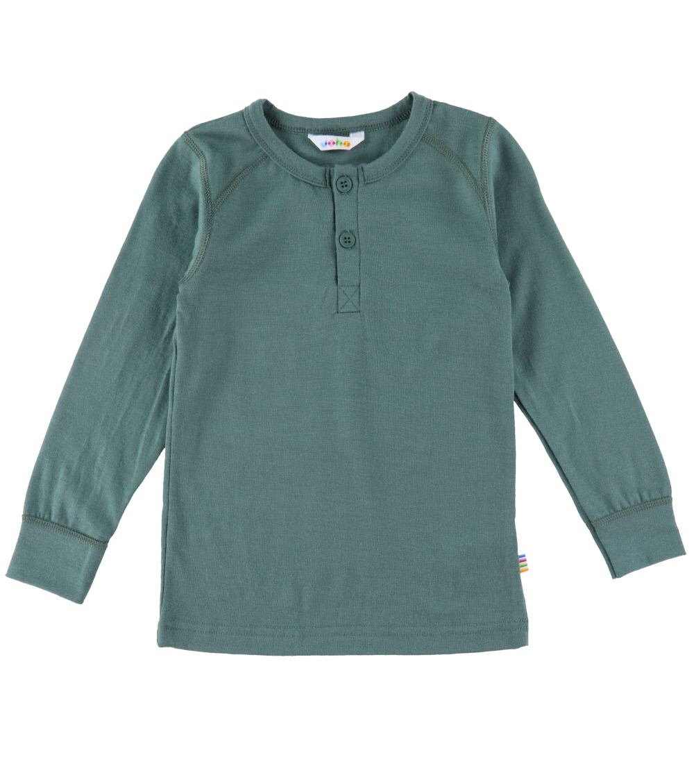 Joha Blouse - Wool - Dark Green