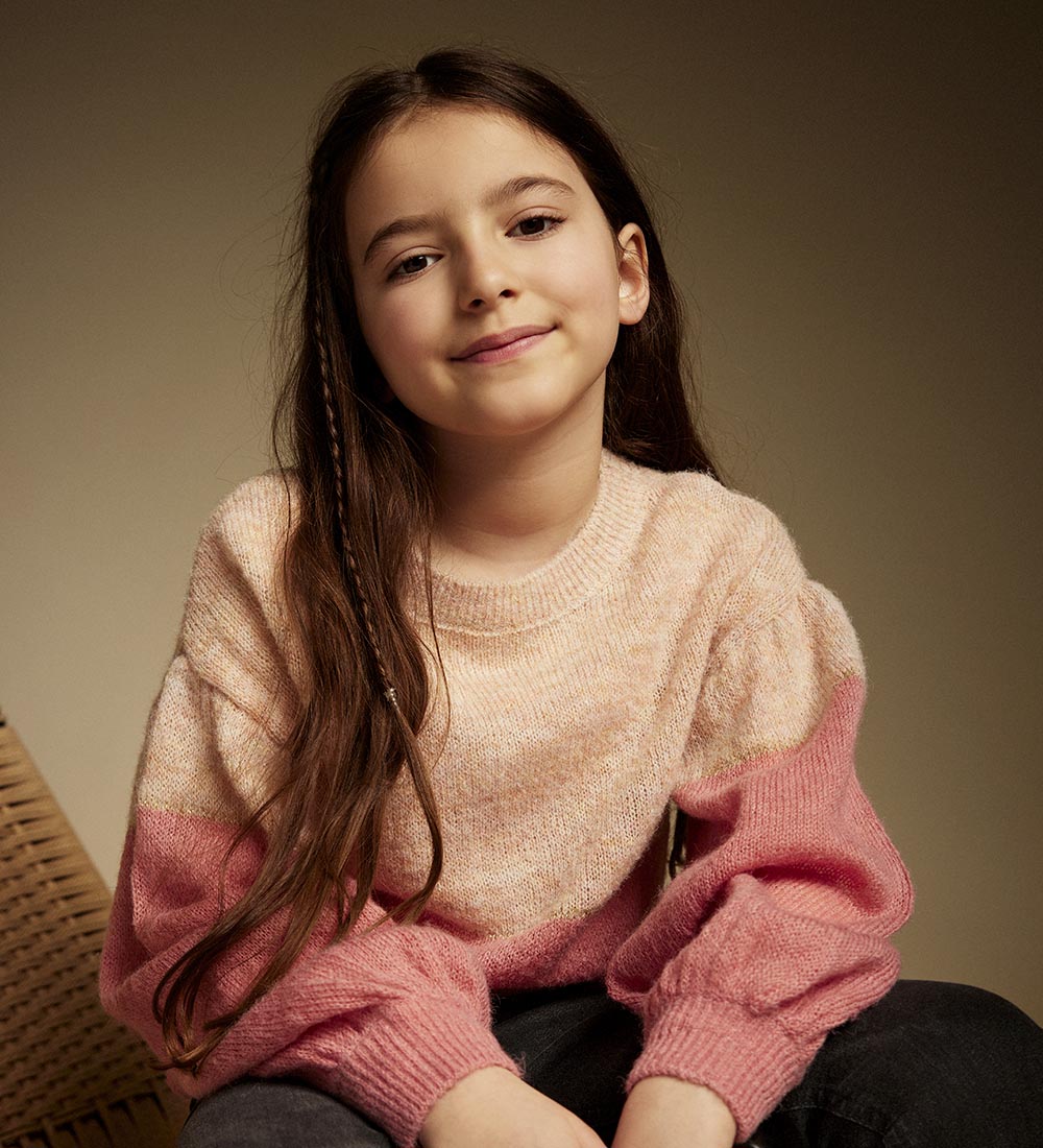 Creamie Blouse - Pullover Knit - Dusty Rose