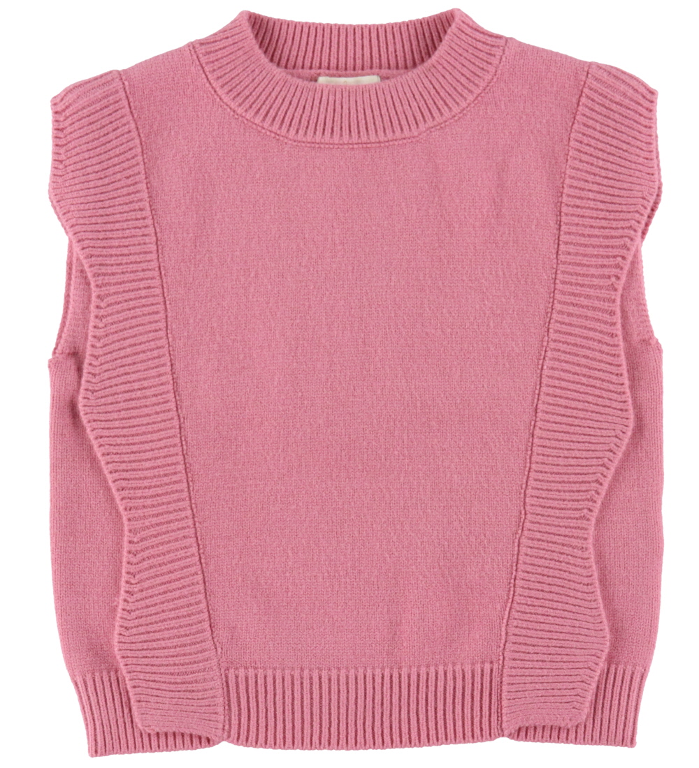 Creamie Waistcoat - Knitted - Cashmere Rose