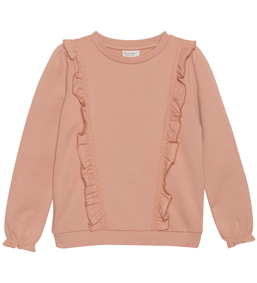 Minymo Sweatshirt - Cork w. Ruffles