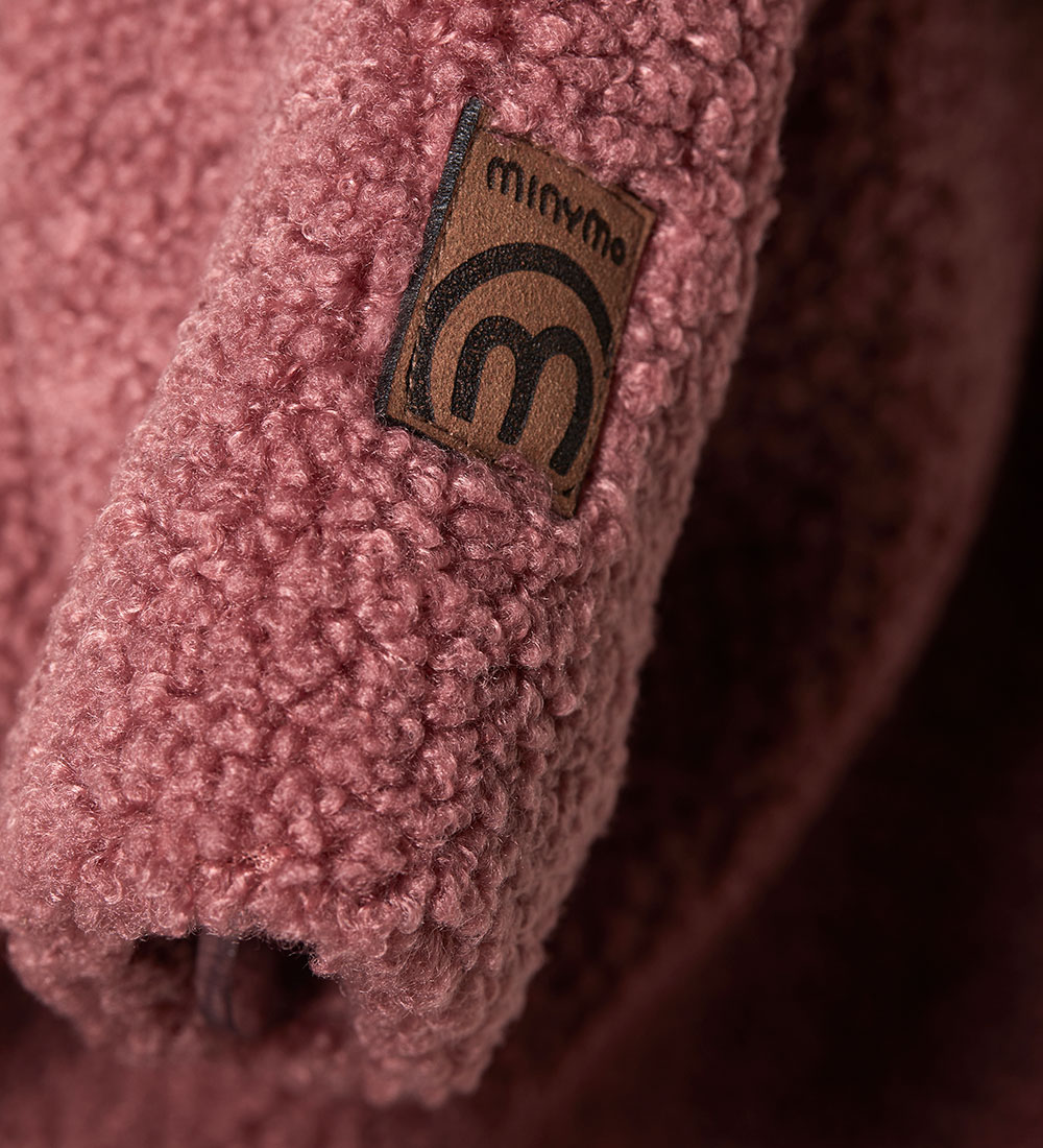 Minymo Fleece Suit - Teddy - Roan Rouge
