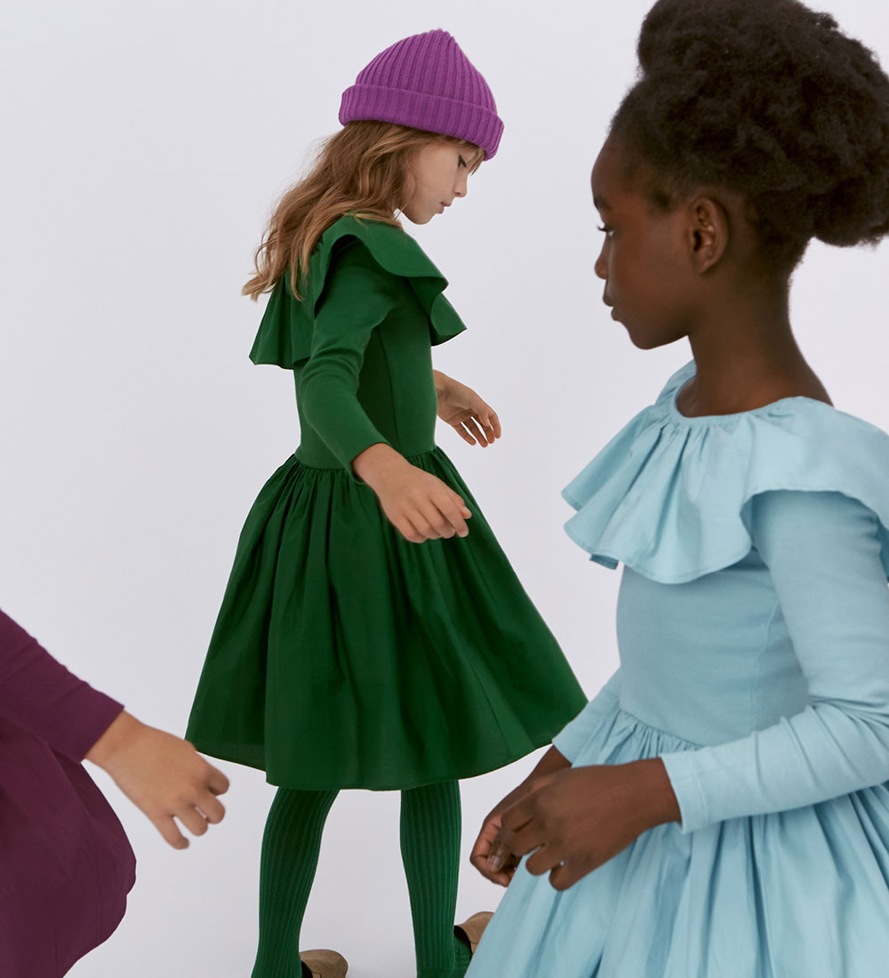 Molo Dress - Cille - Woodland Green
