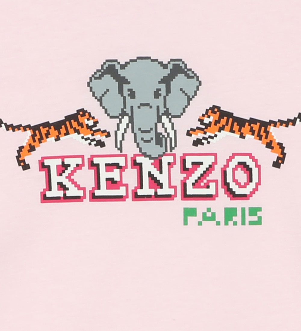 Kenzo T-paita - Vaaleanpunainen, Tulosta