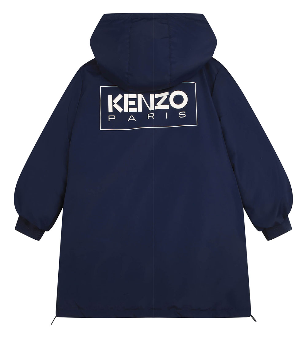 Kenzo Down Jacket - Navy w. White