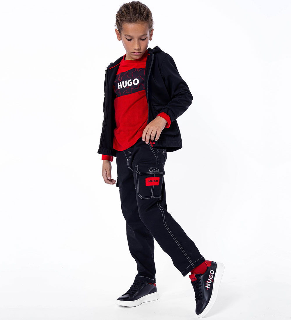 HUGO Hosen - 935 - Loose - Schwarz
