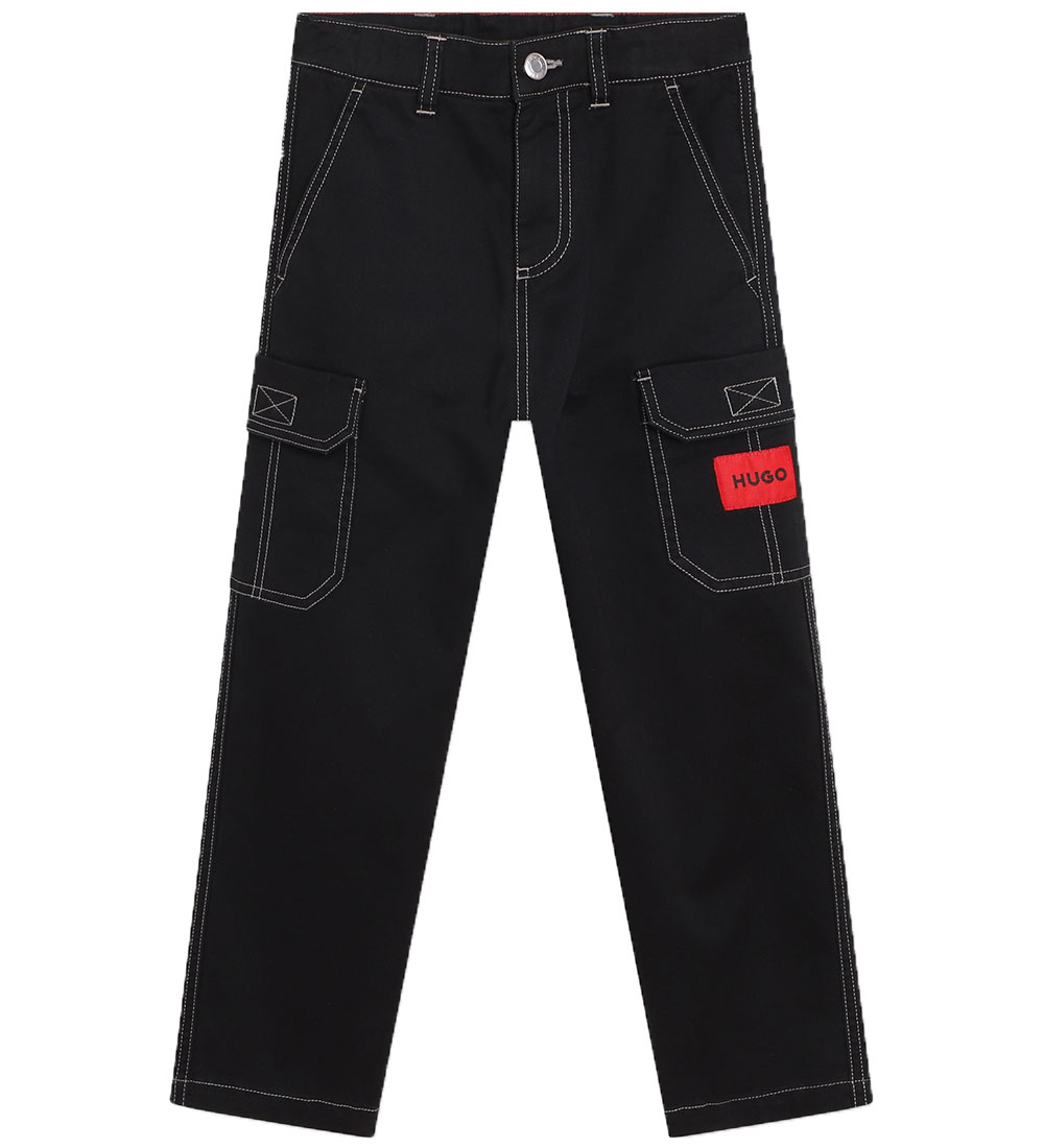 HUGO Hosen - 935 - Loose - Schwarz