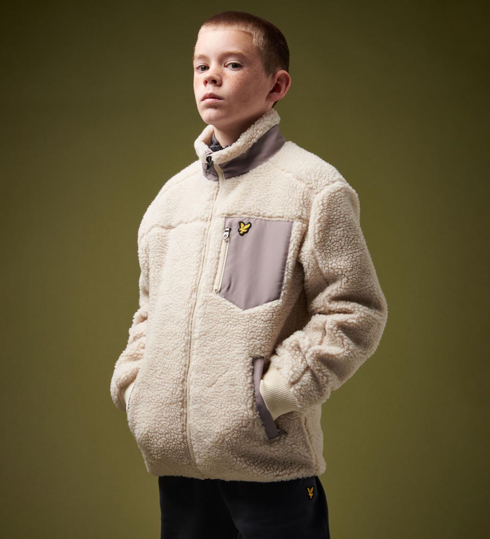 Lyle & Scott Junior Fleece Jacket - Plys - Egret
