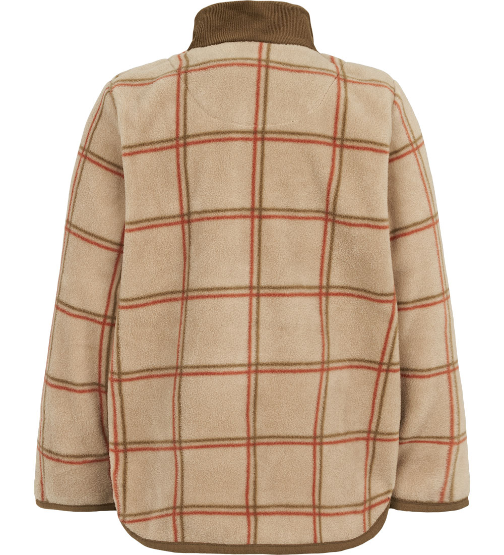 MarMar Fleece Jumper - Jeko - Cranberry Check