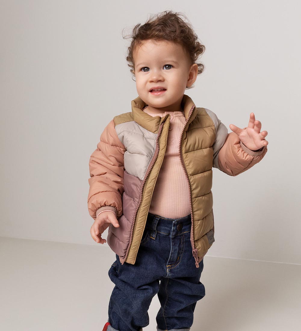 MarMar Padded Jacket - Vegan Pouf - Owe - Tawny Rose Block