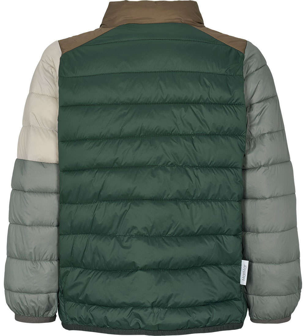 MarMar Padded Jacket - Vegan Pouf - Owe - Dark Leaf Block