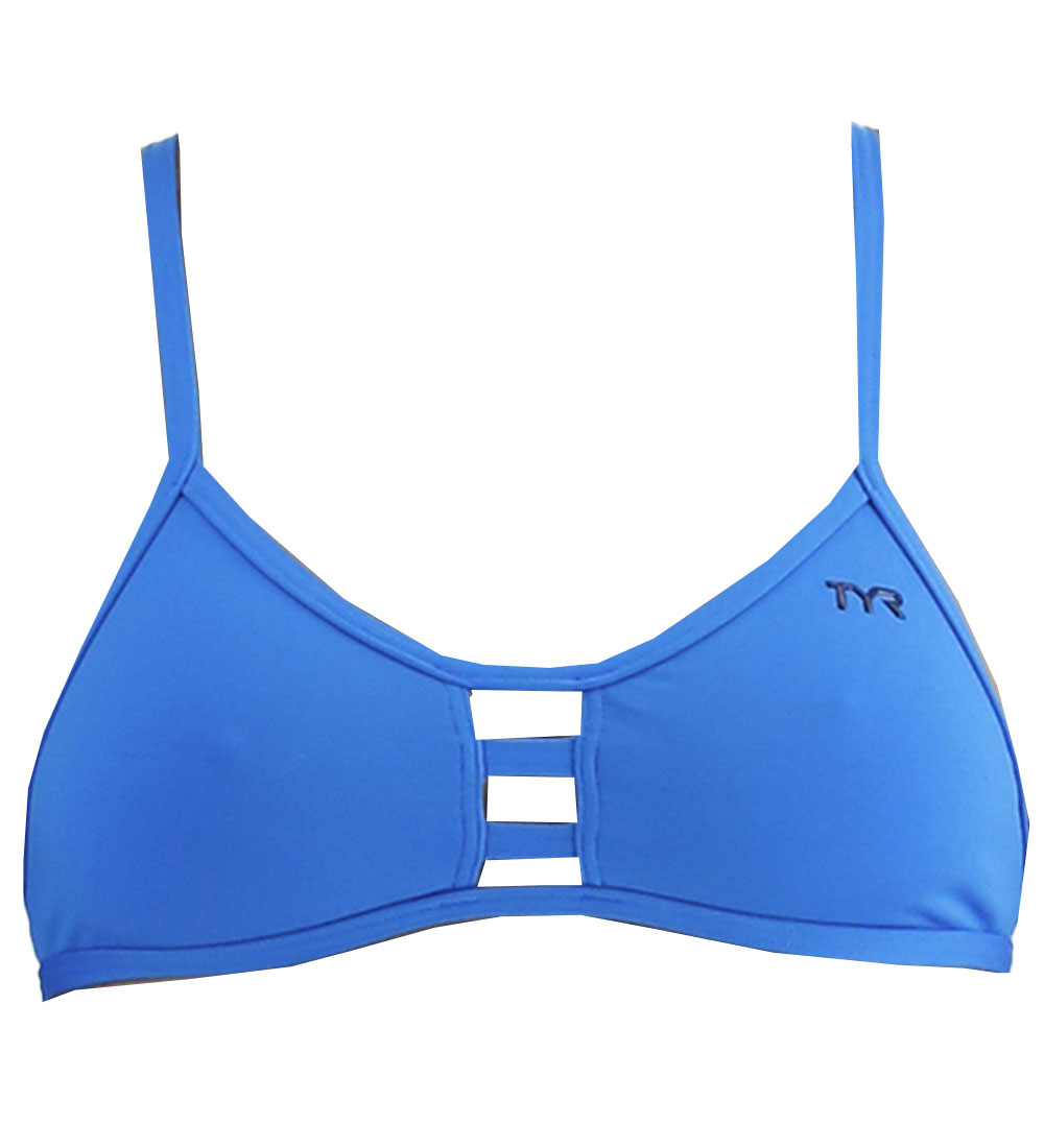 TYR Bikini Top - UV50+ - Solid Pacific Tieback - Cloissonne