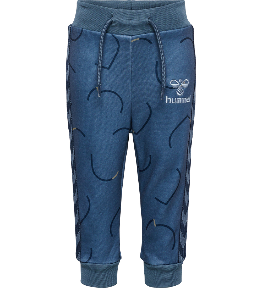 Hummel Joggingbuxur - hmlPil - Blár