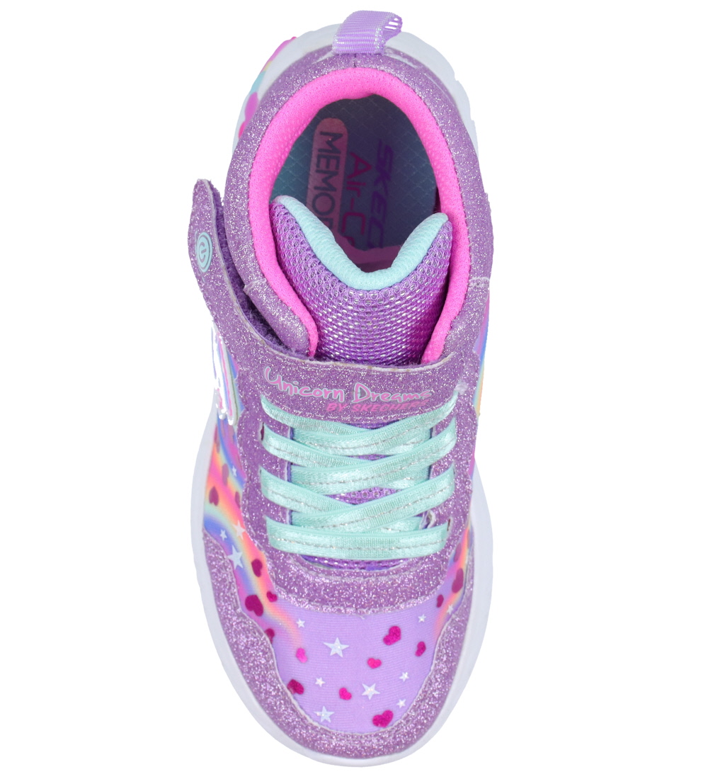 Skechers Boots w. Lights - Unicorn Dreams - Lavender/Multi