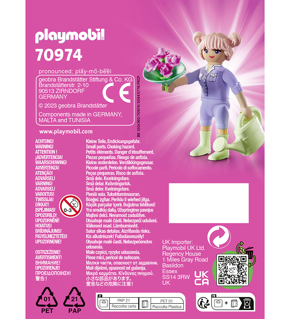 - Fleuriste Playmobil Playmo-Friends - 70974 - 10 Parties