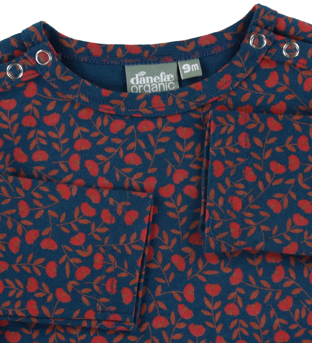 Dane fæ Blússa - DaneParsley - Stone Blue Fleurie