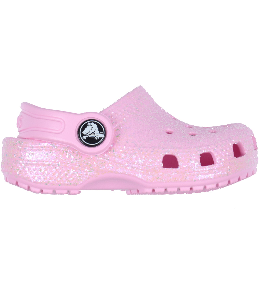 Crocs Sandals - Classic+ Glitter Clog T - Flamingo Rose