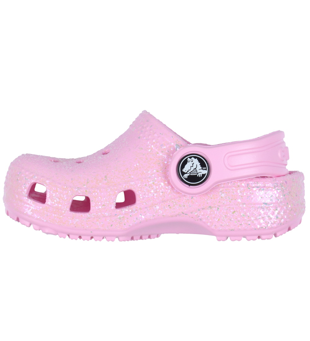 Crocs Sandals - Classic+ Glitter Clog T - Flamingo Rose