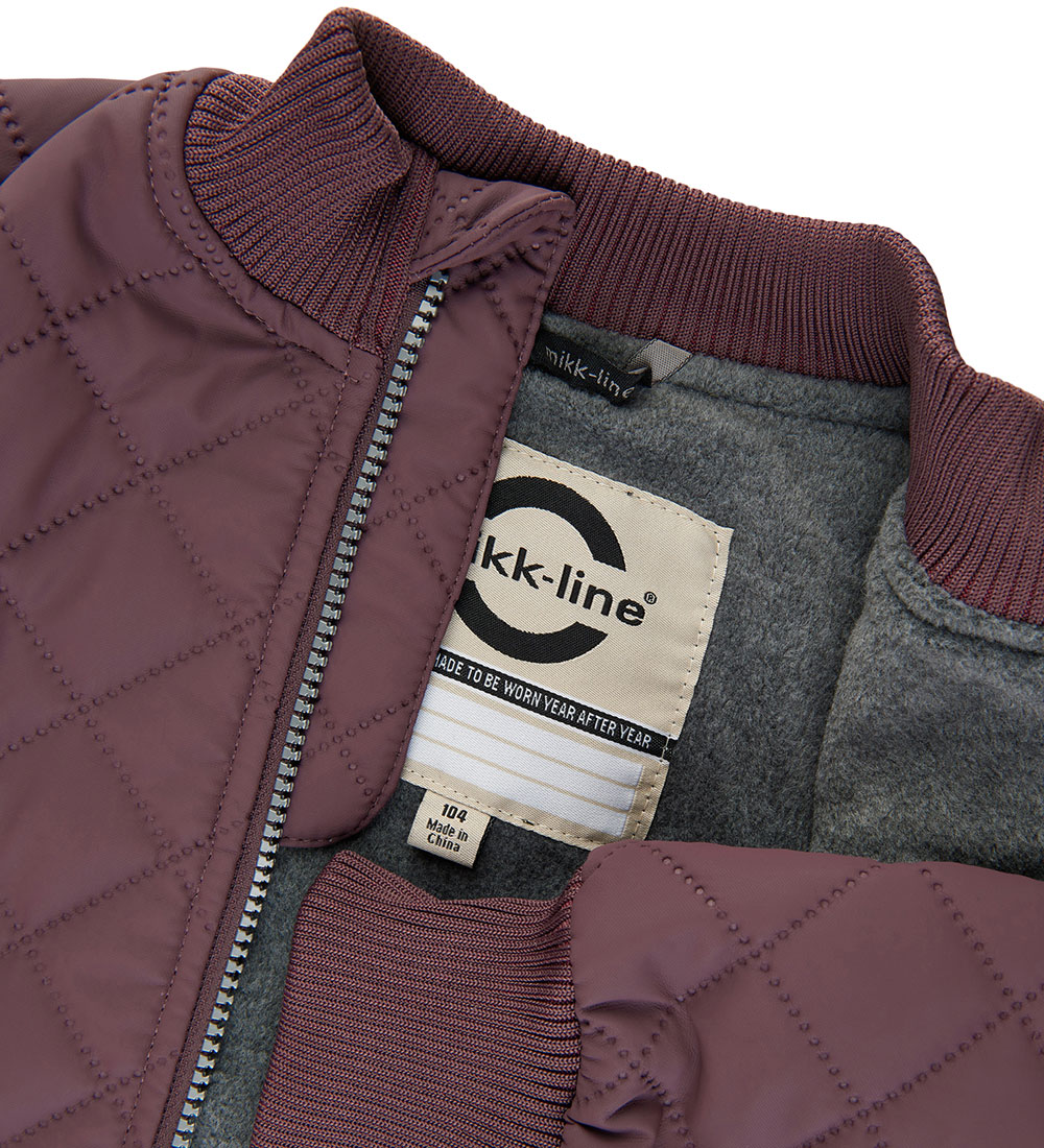Mikk-Line Thermokleding m. Fleece - Dekbed - Coated - Huckleberr