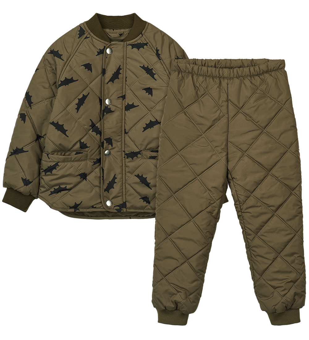 Liewood Thermo Set - Anniston - Bats/Khaki