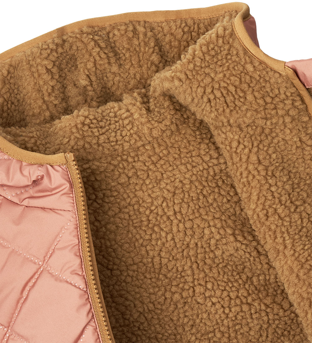 Liewood Termo/Fleeceväst - Vändbar - Diana - Toscana Rose Mix