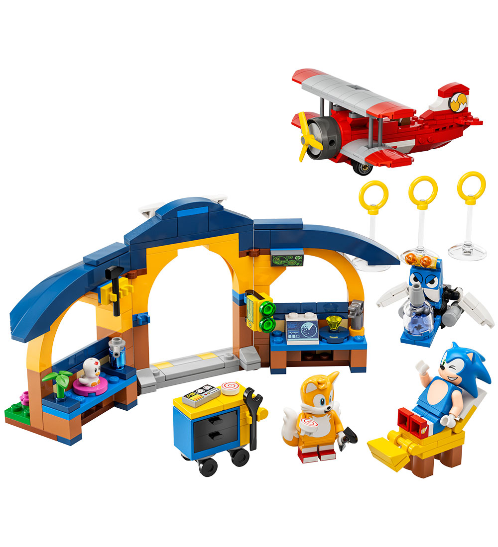 LEGO® Sonic The Hedgehog - Tails verkstad och tornadoplan 76991