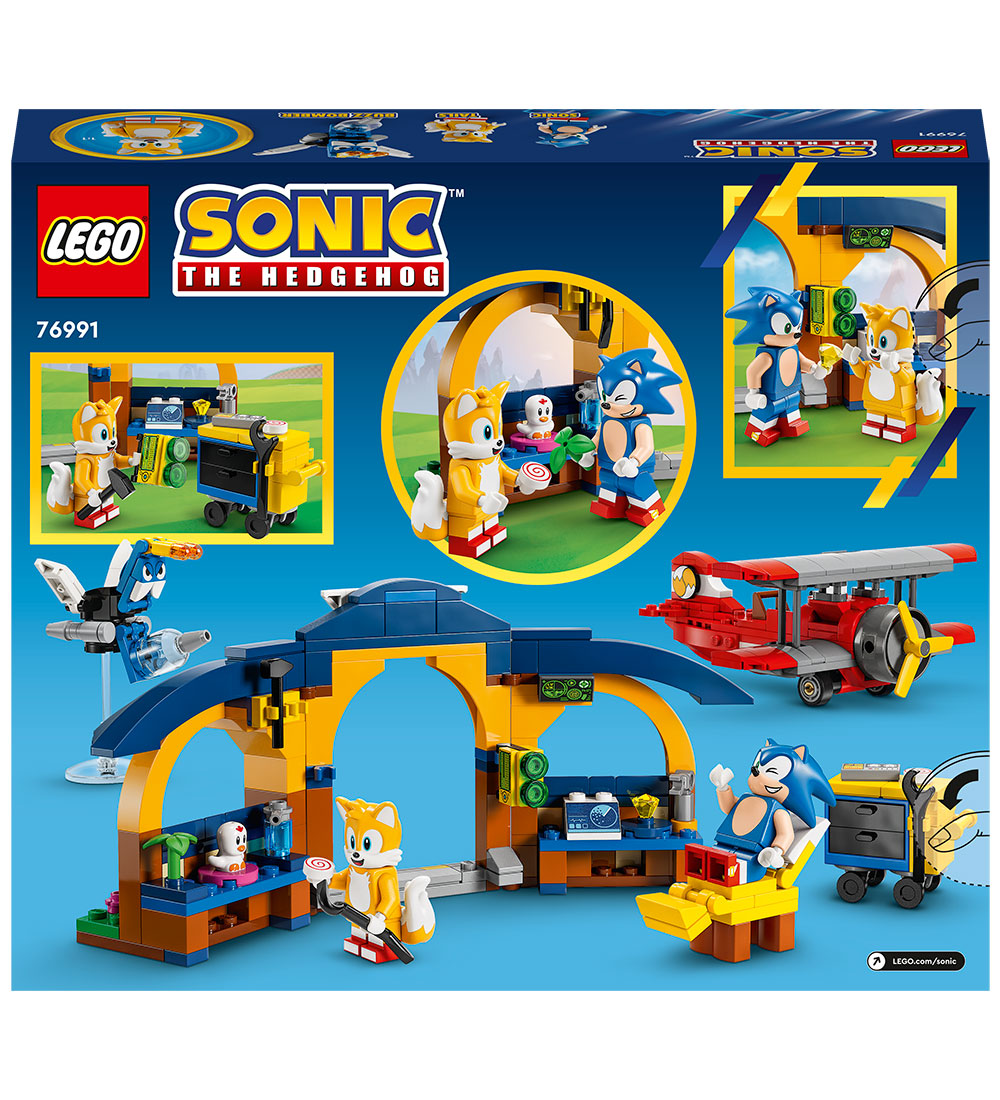 LEGO® Sonic The Hedgehog - Tails verkstad och tornadoplan 76991