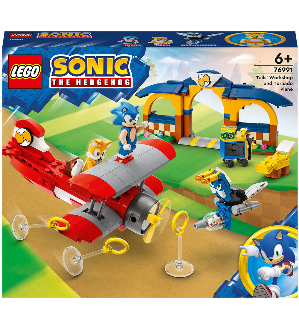 LEGO® Sonic The Hedgehog - Tails verkstad och tornadoplan 76991