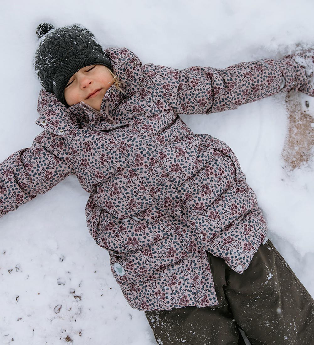 Wheat Padded Jacket - Yrsa - Pale Lilac Berries
