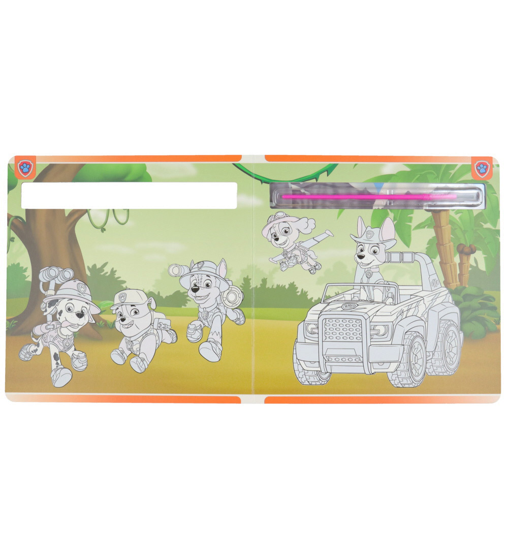 Alvilda Colouring Book - Paint With Water - Paw Patrol