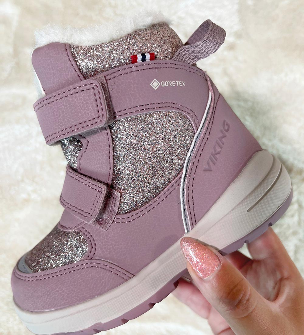Viking Winterlaarzen - Tex - Spro - Dusty Pink m. Glitter