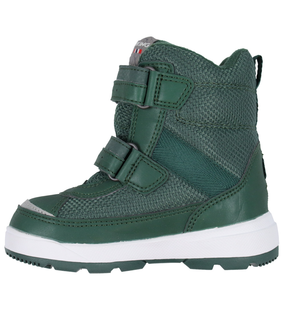 Viking Winter Boots - Tex - Play Reflex - Dark Green w. Reflex