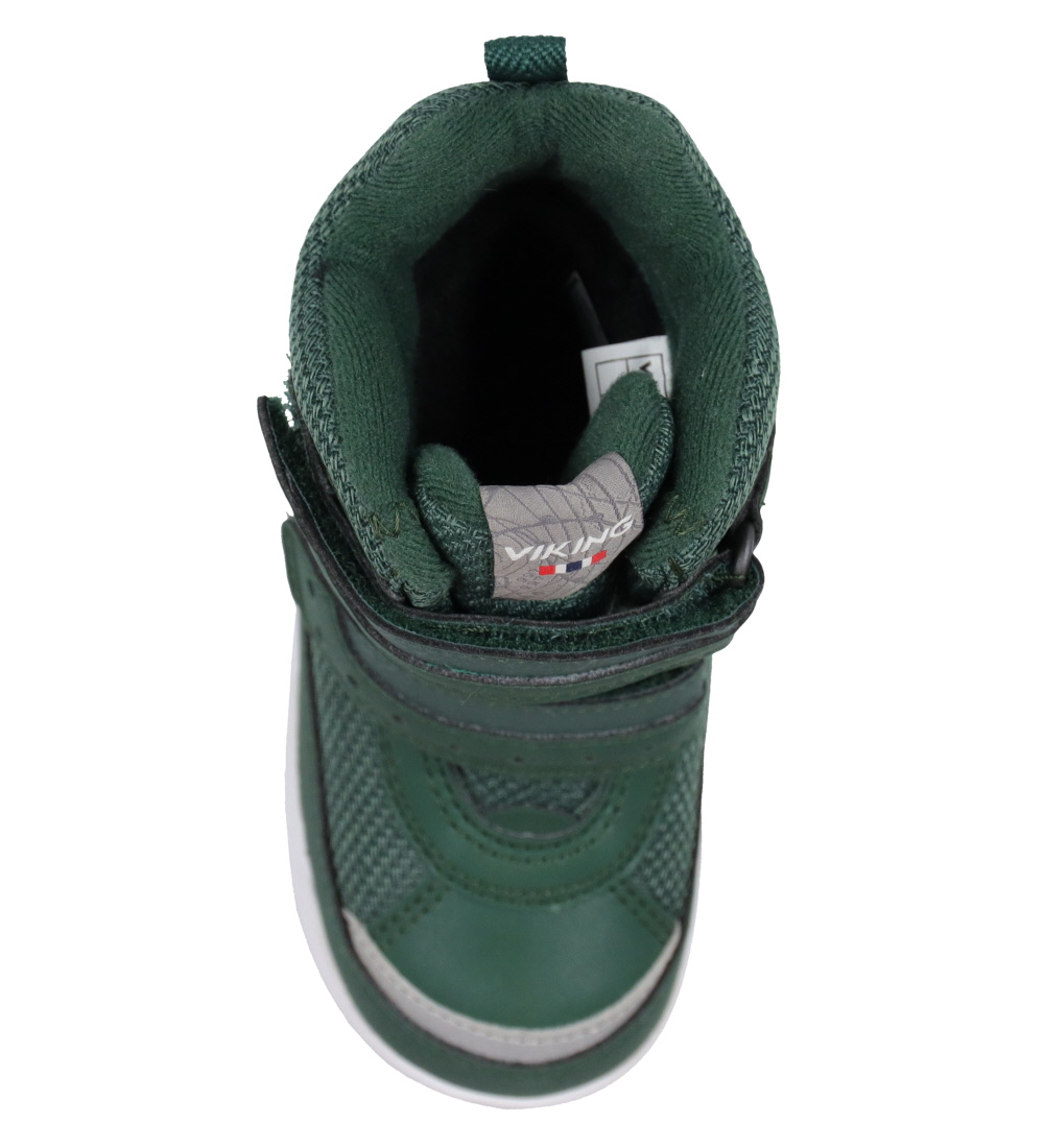 Viking Winter Boots - Tex - Play Reflex - Dark Green w. Reflex